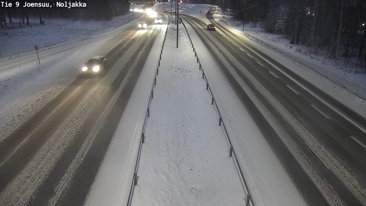 Weather Camera Image Road 9 Joensuu, Noljakka, Joensuu, Pohjois-Karjala