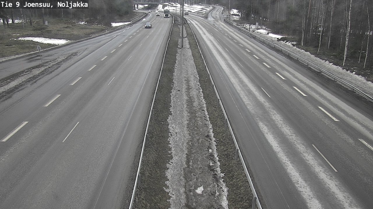 Weather Camera Image Road 9 Joensuu, Noljakka, Joensuu, Pohjois-Karjala