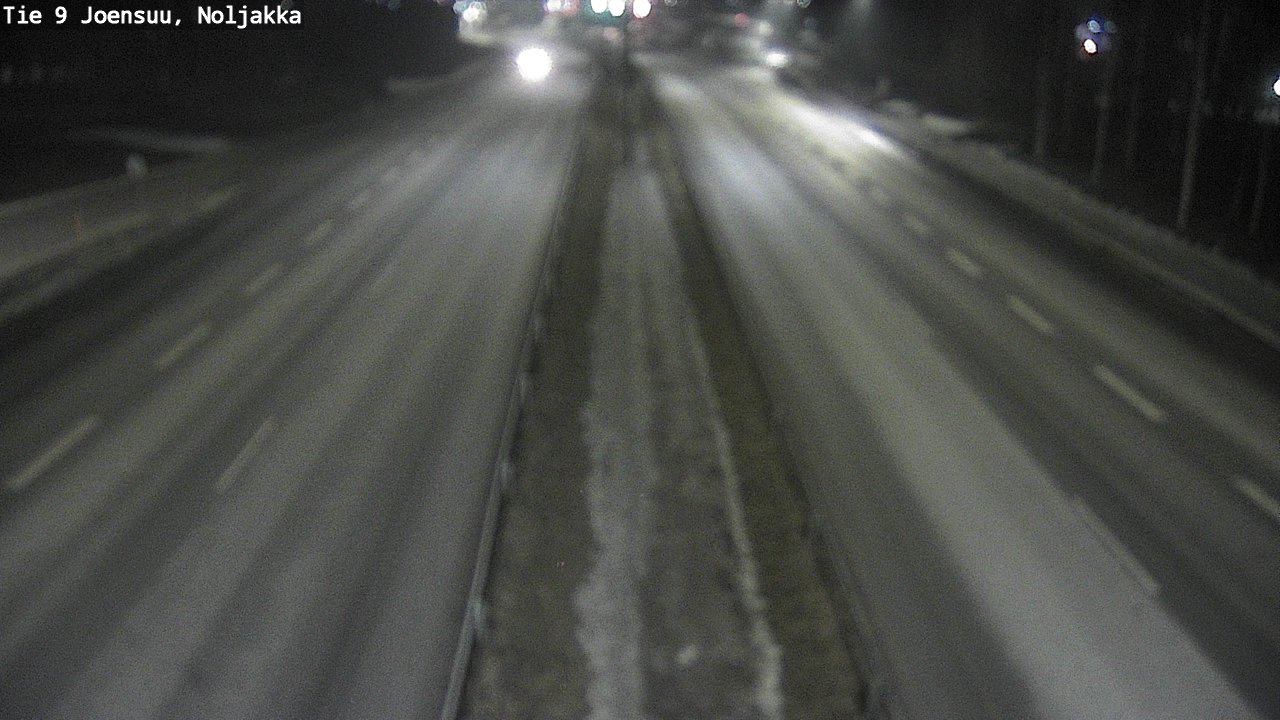Weather Camera Image Väg 9 Joensuu, Noljakka, Joensuu, Pohjois-Karjala