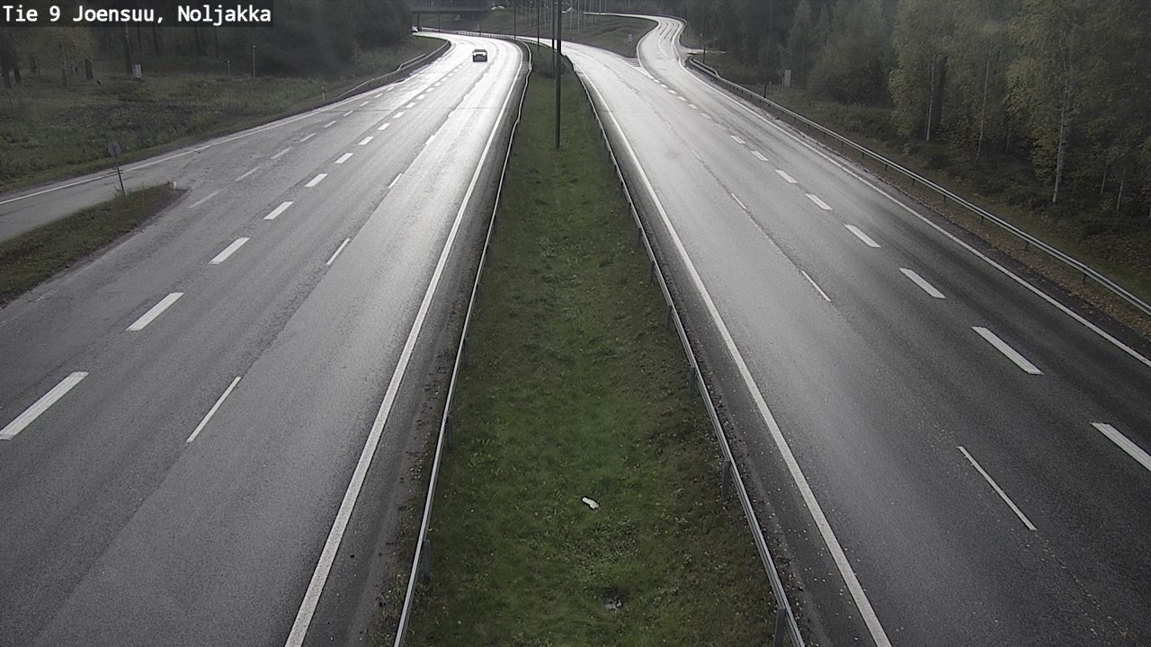 Weather Camera Image Road 9 Joensuu, Noljakka, Joensuu, Pohjois-Karjala