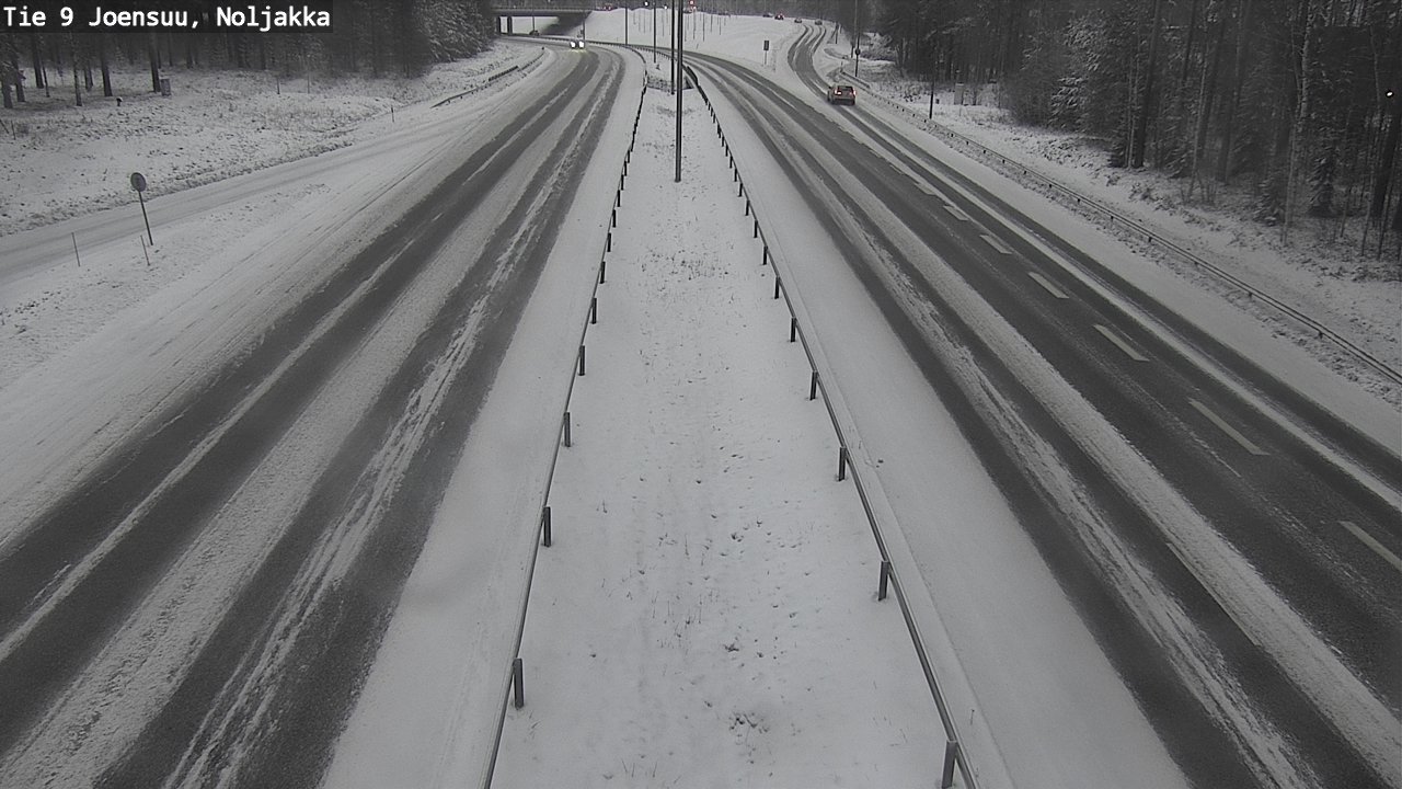 Weather Camera Image Road 9 Joensuu, Noljakka, Joensuu, Pohjois-Karjala