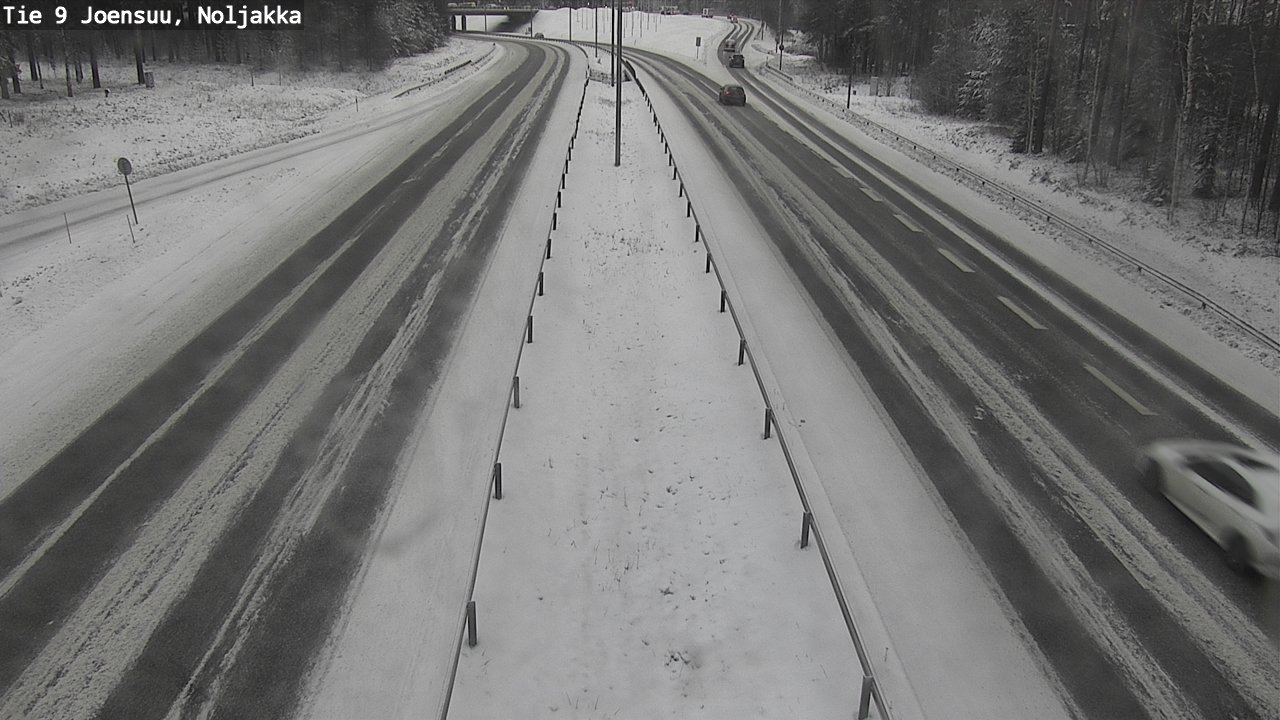 Weather Camera Image Road 9 Joensuu, Noljakka, Joensuu, Pohjois-Karjala