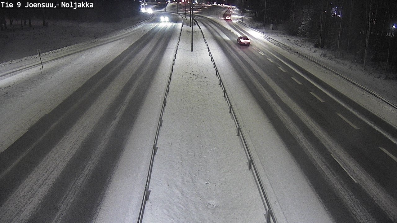 Weather Camera Image Road 9 Joensuu, Noljakka, Joensuu, Pohjois-Karjala