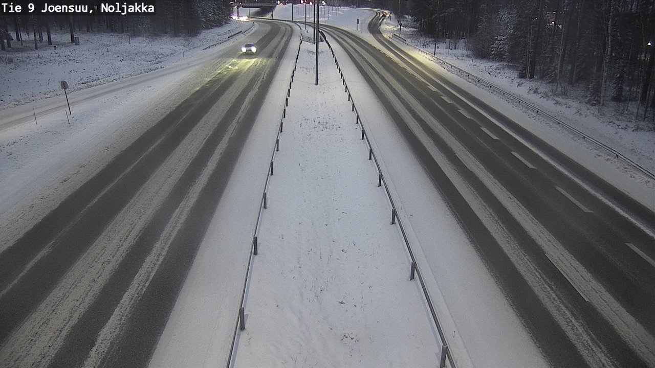 Weather Camera Image Road 9 Joensuu, Noljakka, Joensuu, Pohjois-Karjala