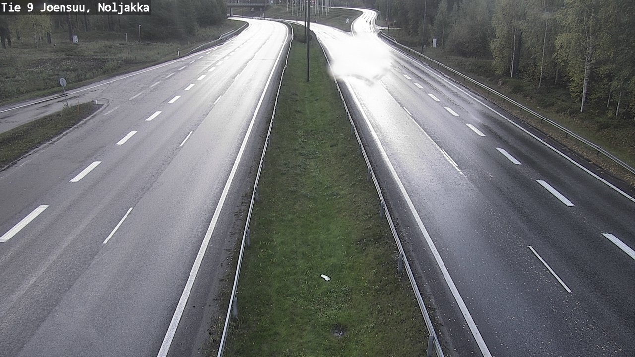 Weather Camera Image Road 9 Joensuu, Noljakka, Joensuu, Pohjois-Karjala