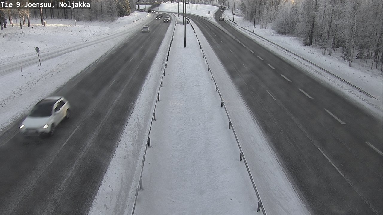 Weather Camera Image Road 9 Joensuu, Noljakka, Joensuu, Pohjois-Karjala