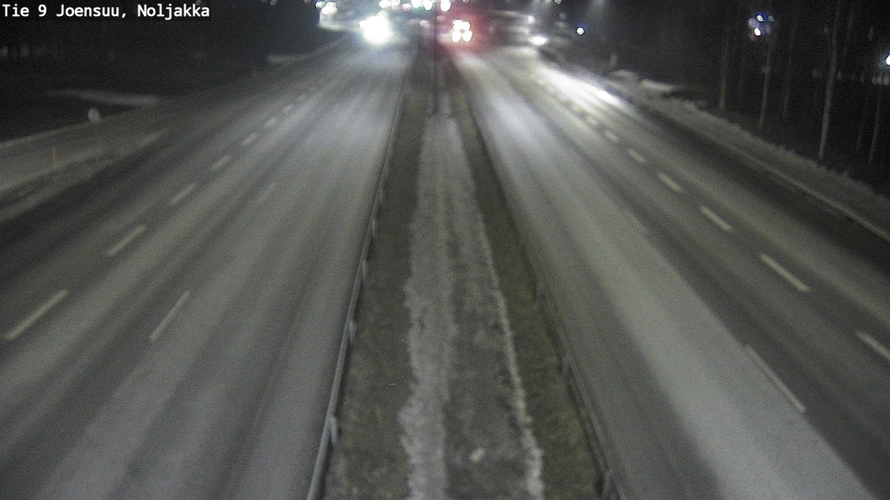 Weather Camera Image Väg 9 Joensuu, Noljakka, Joensuu, Pohjois-Karjala