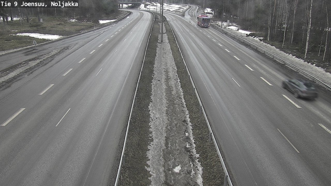 Weather Camera Image Road 9 Joensuu, Noljakka, Joensuu, Pohjois-Karjala
