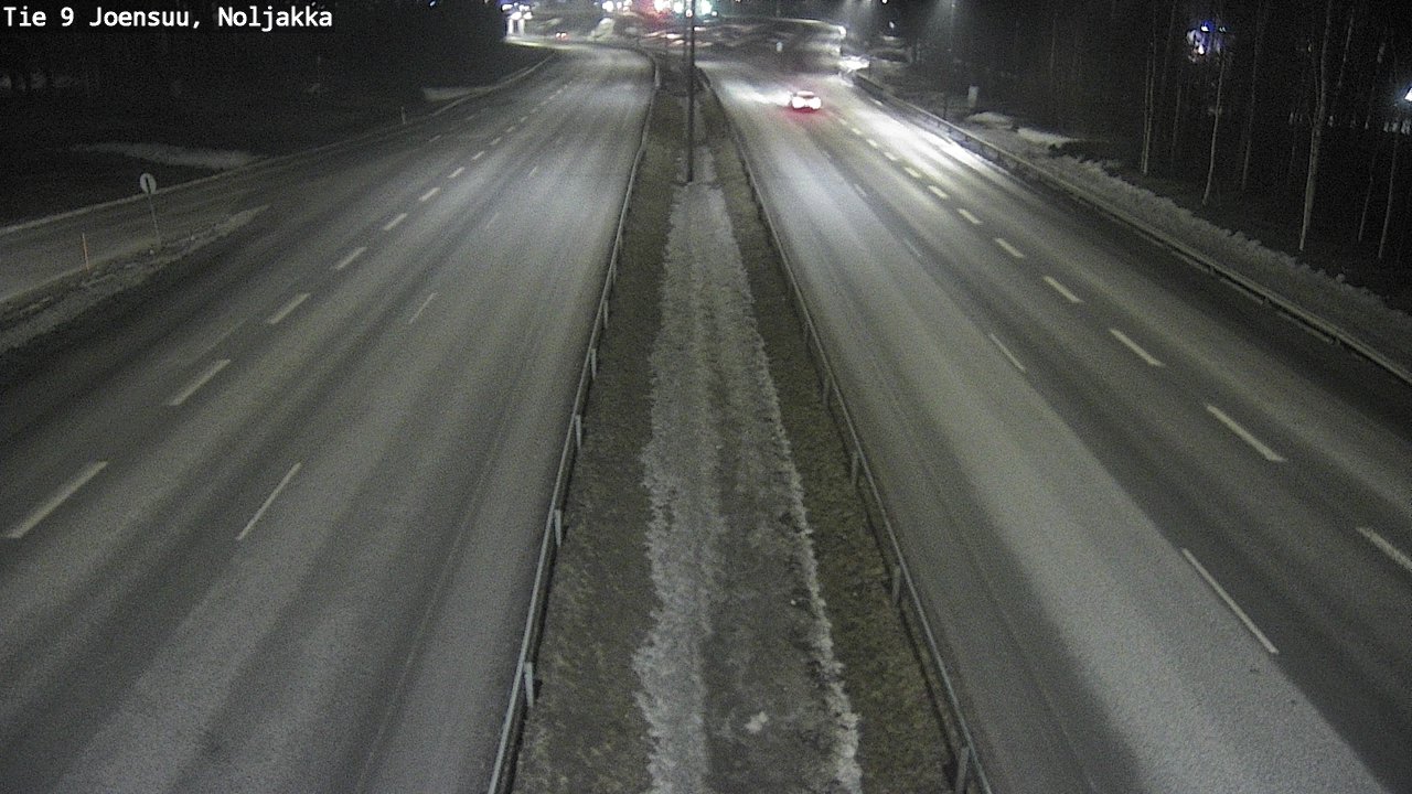 Weather Camera Image Väg 9 Joensuu, Noljakka, Joensuu, Pohjois-Karjala