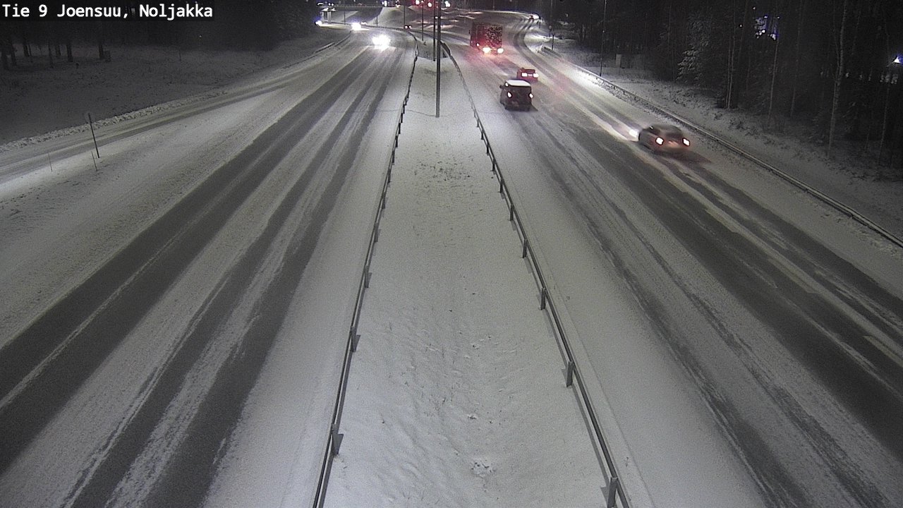 Weather Camera Image Road 9 Joensuu, Noljakka, Joensuu, Pohjois-Karjala