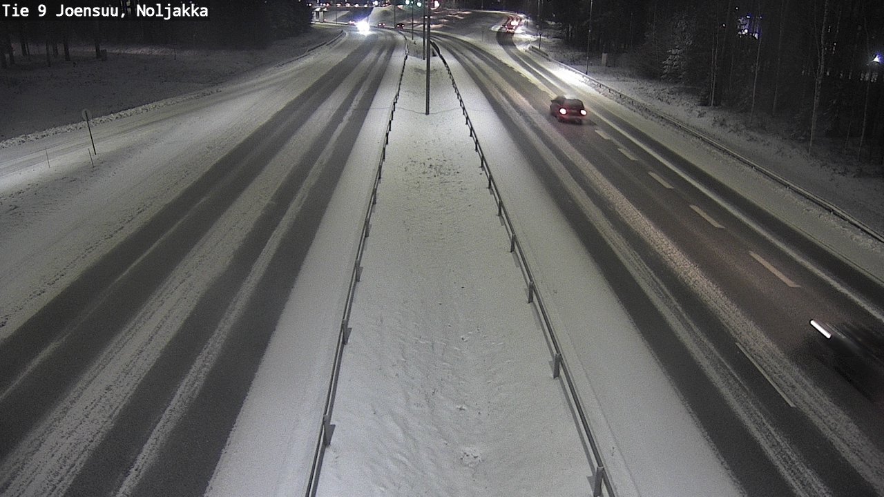 Weather Camera Image Road 9 Joensuu, Noljakka, Joensuu, Pohjois-Karjala