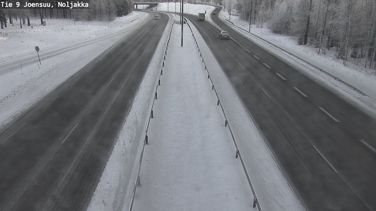 Weather Camera Image Road 9 Joensuu, Noljakka, Joensuu, Pohjois-Karjala