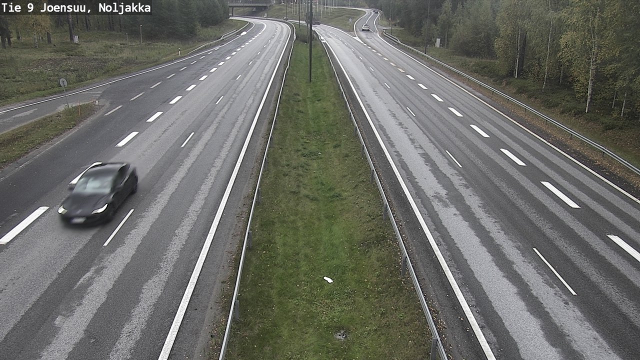 Weather Camera Image Väg 9 Joensuu, Noljakka, Joensuu, Pohjois-Karjala