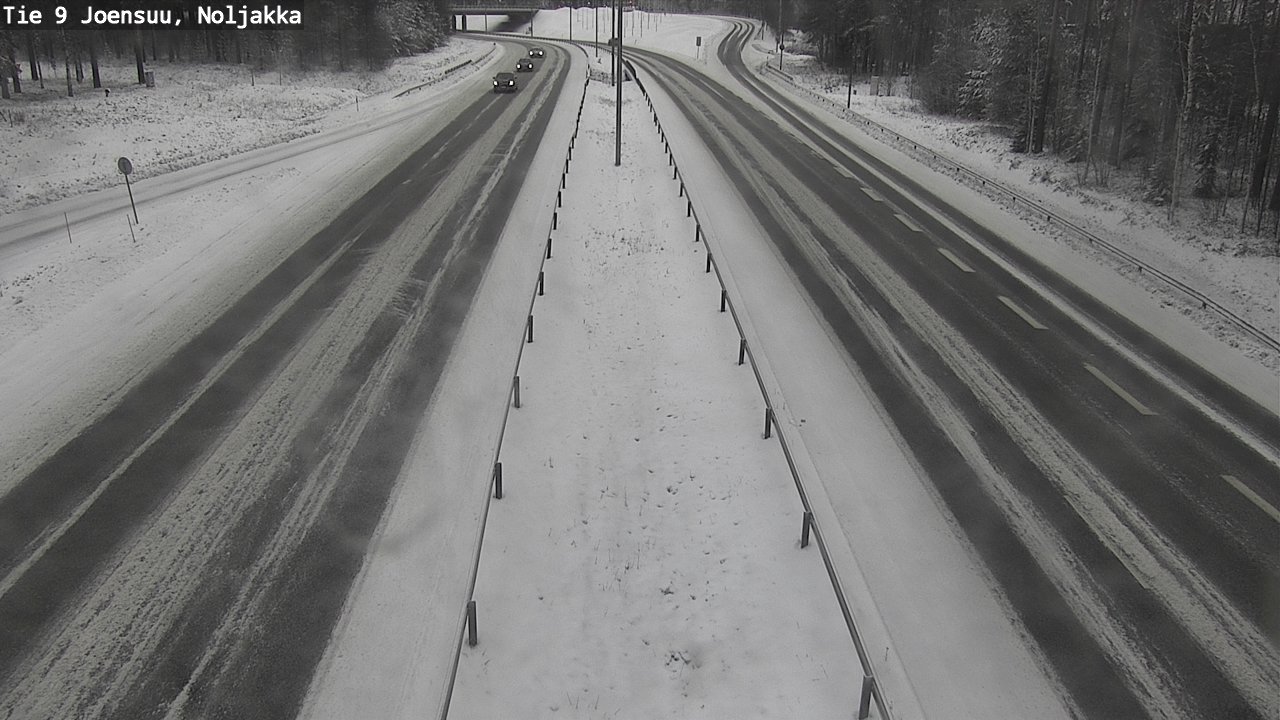 Weather Camera Image Road 9 Joensuu, Noljakka, Joensuu, Pohjois-Karjala