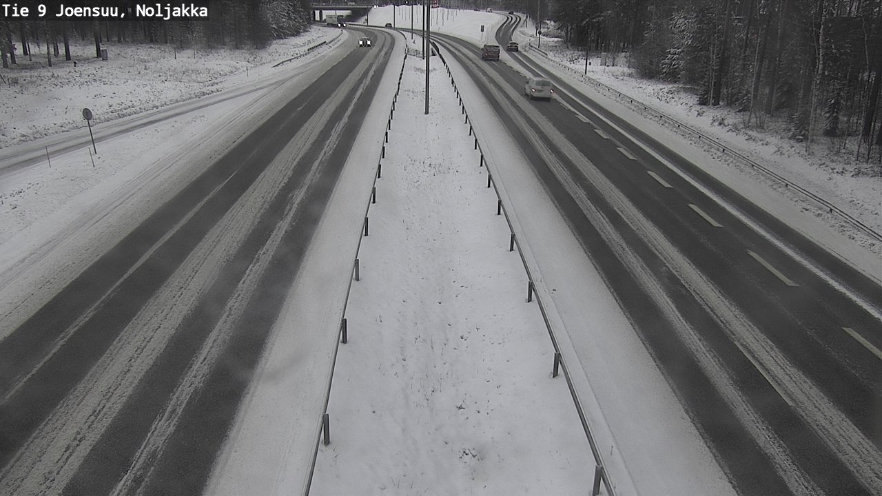 Weather Camera Image Road 9 Joensuu, Noljakka, Joensuu, Pohjois-Karjala