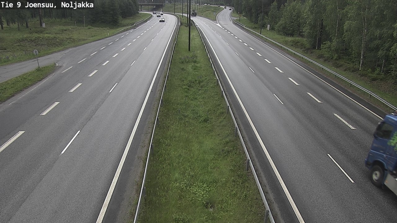Weather Camera Image Road 9 Joensuu, Noljakka, Joensuu, Pohjois-Karjala