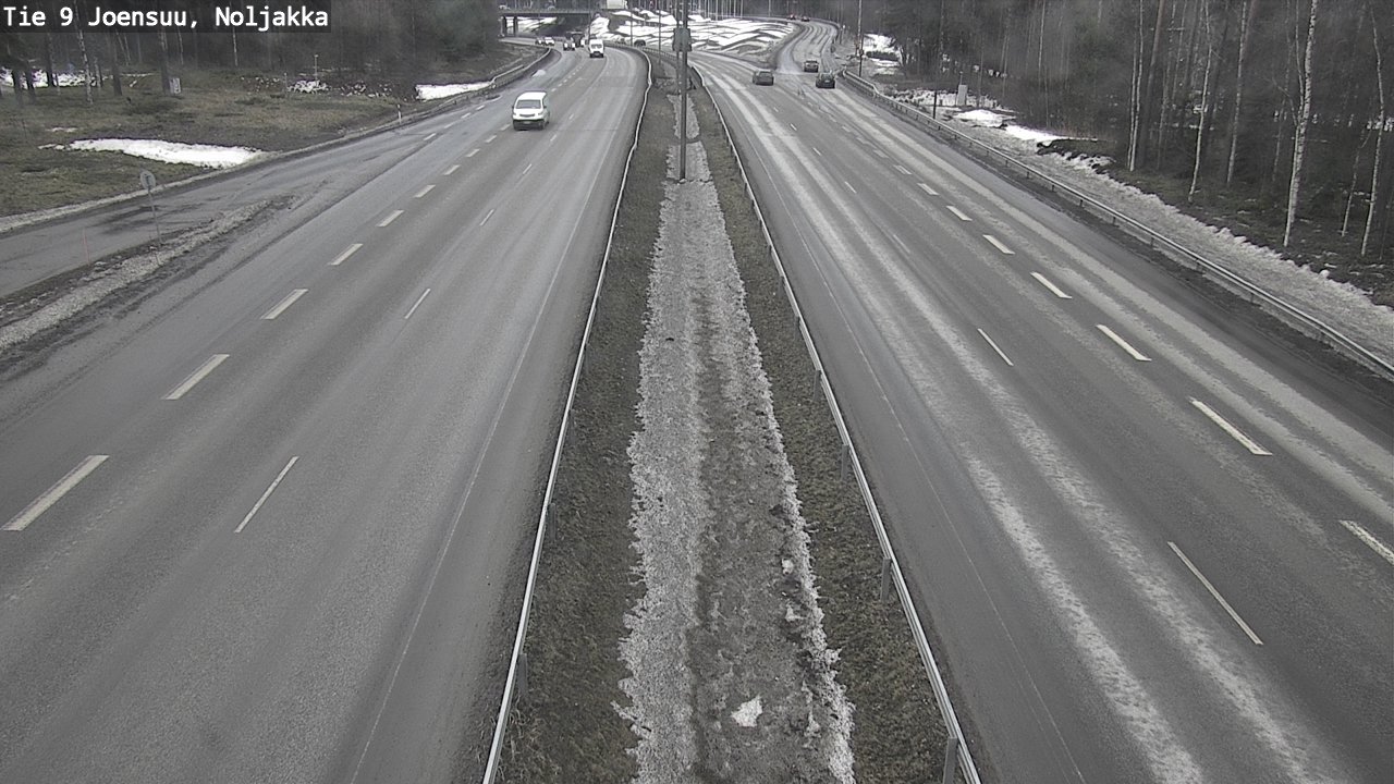 Weather Camera Image Road 9 Joensuu, Noljakka, Joensuu, Pohjois-Karjala