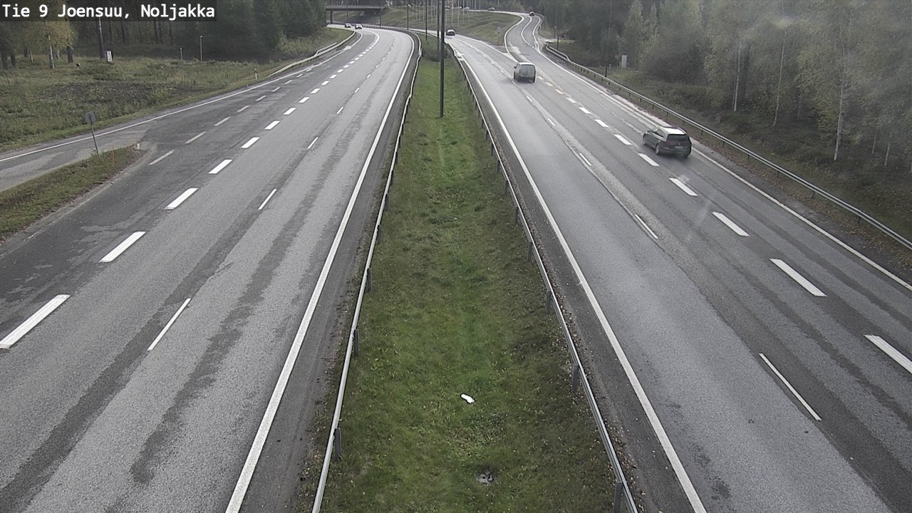 Weather Camera Image Väg 9 Joensuu, Noljakka, Joensuu, Pohjois-Karjala