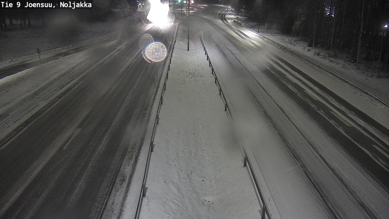 Weather Camera Image Road 9 Joensuu, Noljakka, Joensuu, Pohjois-Karjala