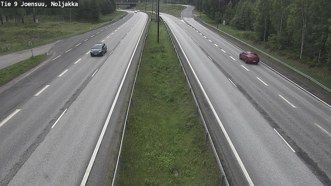 Weather Camera Image Road 9 Joensuu, Noljakka, Joensuu, Pohjois-Karjala
