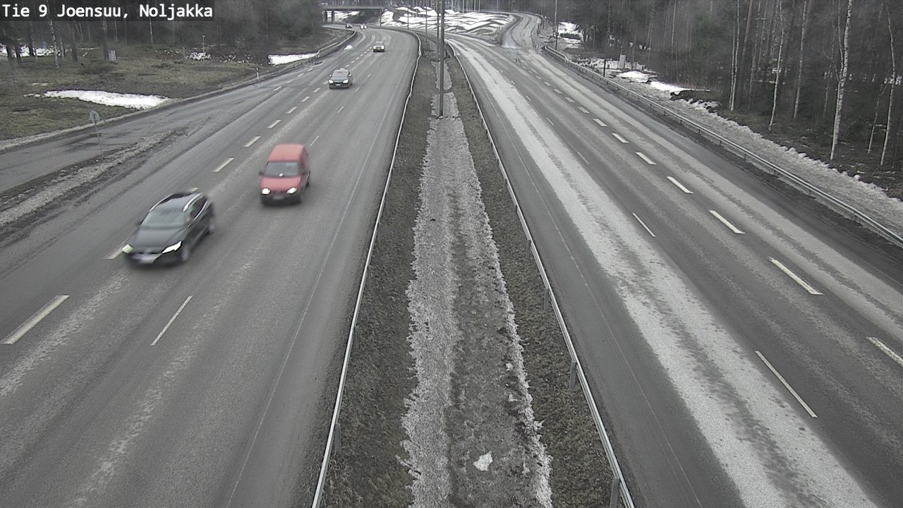 Weather Camera Image Road 9 Joensuu, Noljakka, Joensuu, Pohjois-Karjala