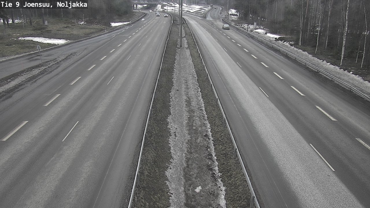 Weather Camera Image Road 9 Joensuu, Noljakka, Joensuu, Pohjois-Karjala