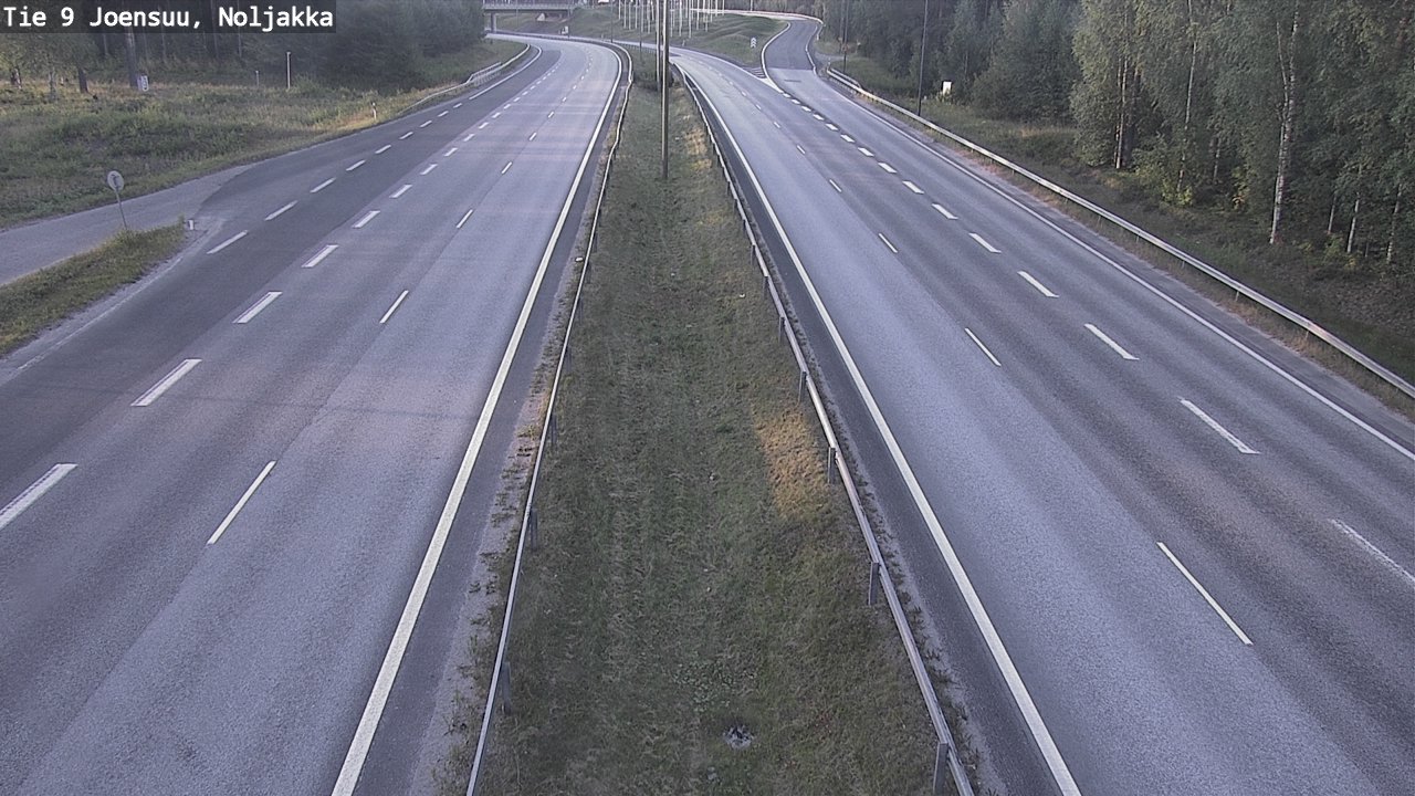 Weather Camera Image Road 9 Joensuu, Noljakka, Joensuu, Pohjois-Karjala