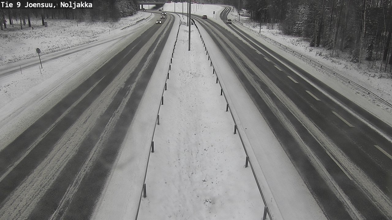 Weather Camera Image Road 9 Joensuu, Noljakka, Joensuu, Pohjois-Karjala
