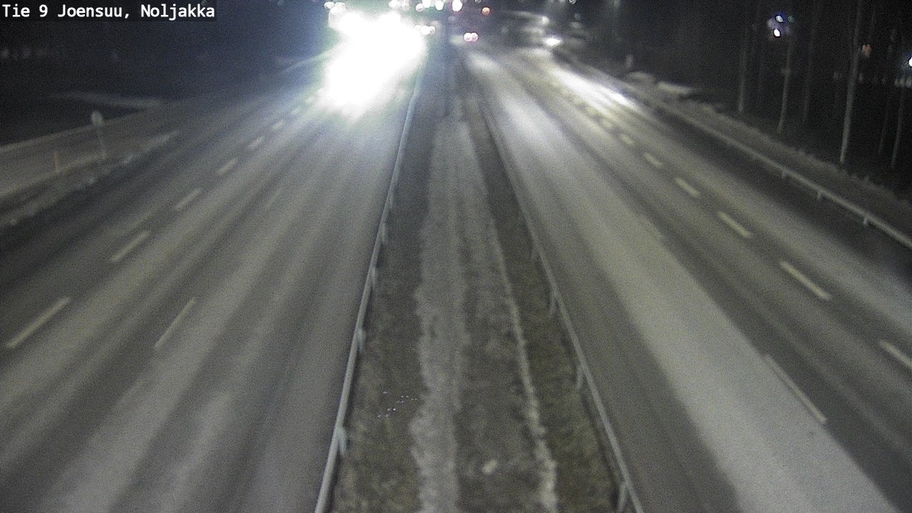 Weather Camera Image Väg 9 Joensuu, Noljakka, Joensuu, Pohjois-Karjala