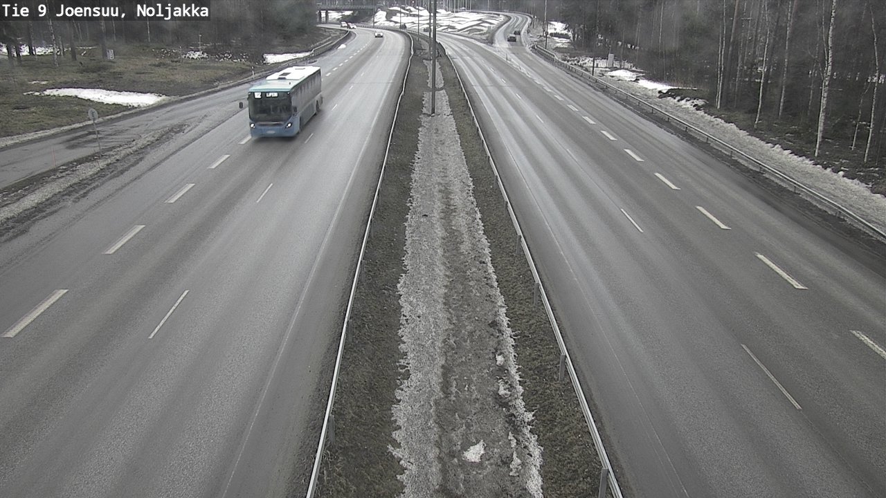 Weather Camera Image Road 9 Joensuu, Noljakka, Joensuu, Pohjois-Karjala