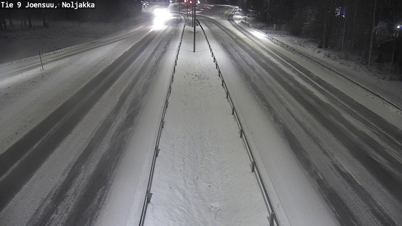 Weather Camera Image Road 9 Joensuu, Noljakka, Joensuu, Pohjois-Karjala