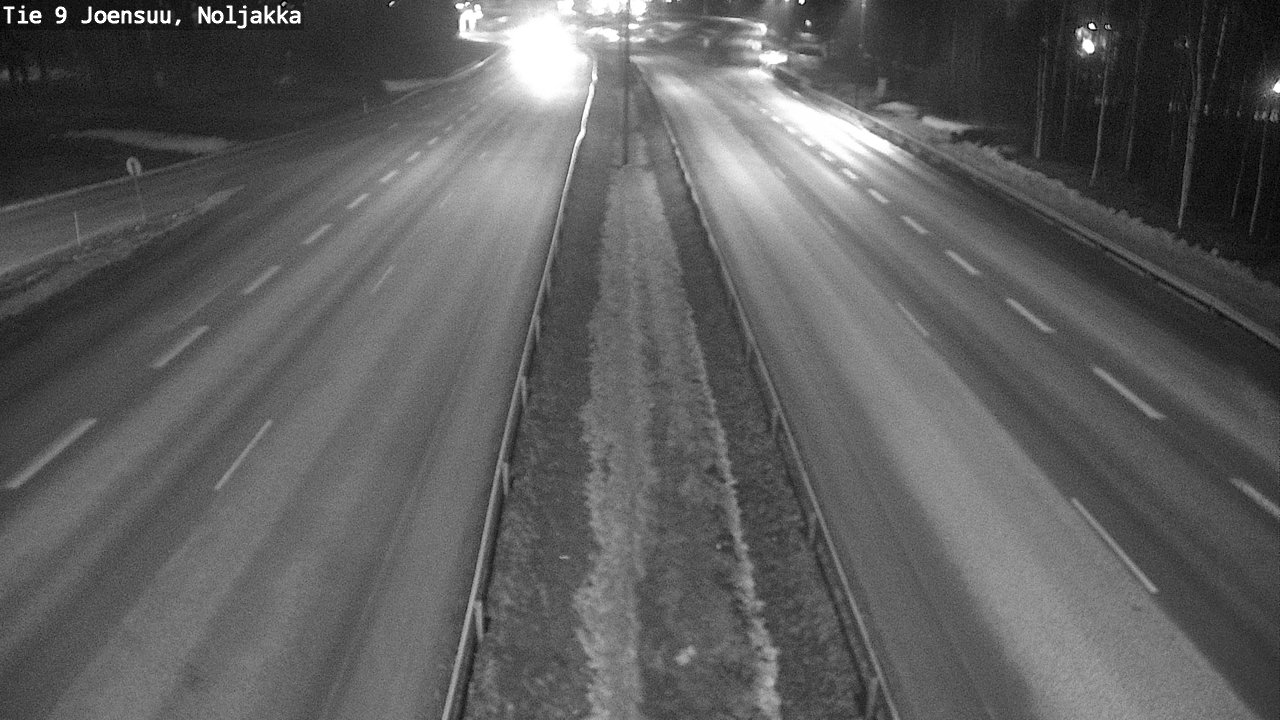 Weather Camera Image Väg 9 Joensuu, Noljakka, Joensuu, Pohjois-Karjala