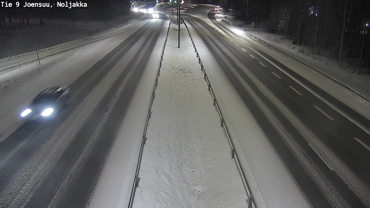 Weather Camera Image Road 9 Joensuu, Noljakka, Joensuu, Pohjois-Karjala