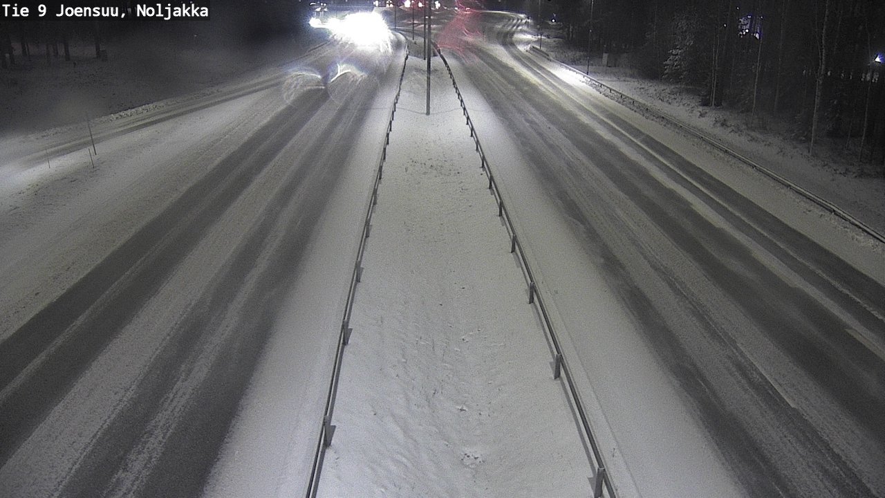 Weather Camera Image Road 9 Joensuu, Noljakka, Joensuu, Pohjois-Karjala