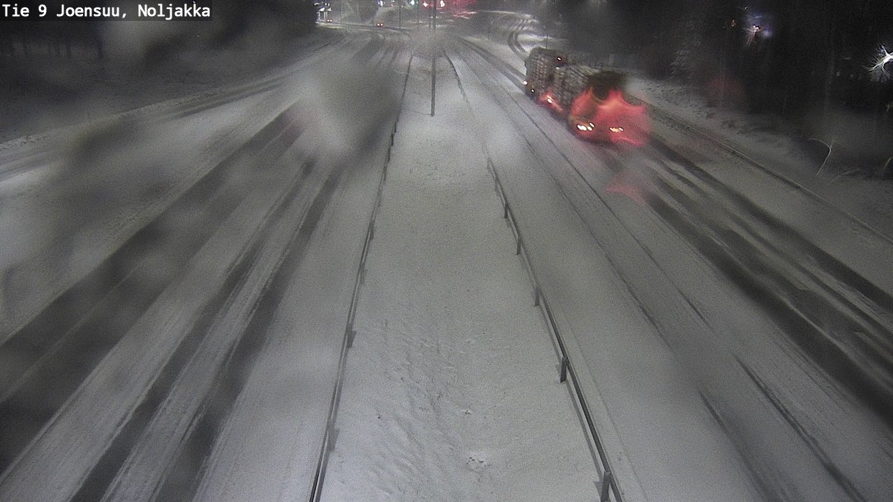 Weather Camera Image Road 9 Joensuu, Noljakka, Joensuu, Pohjois-Karjala