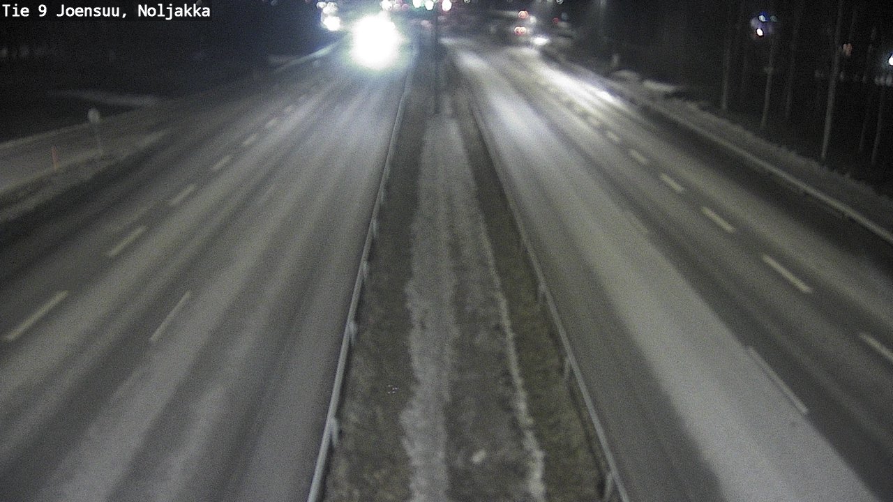 Weather Camera Image Väg 9 Joensuu, Noljakka, Joensuu, Pohjois-Karjala