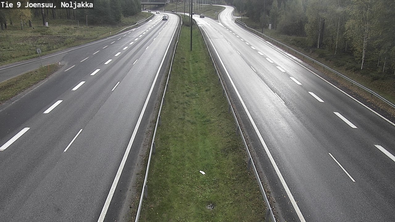 Weather Camera Image Road 9 Joensuu, Noljakka, Joensuu, Pohjois-Karjala