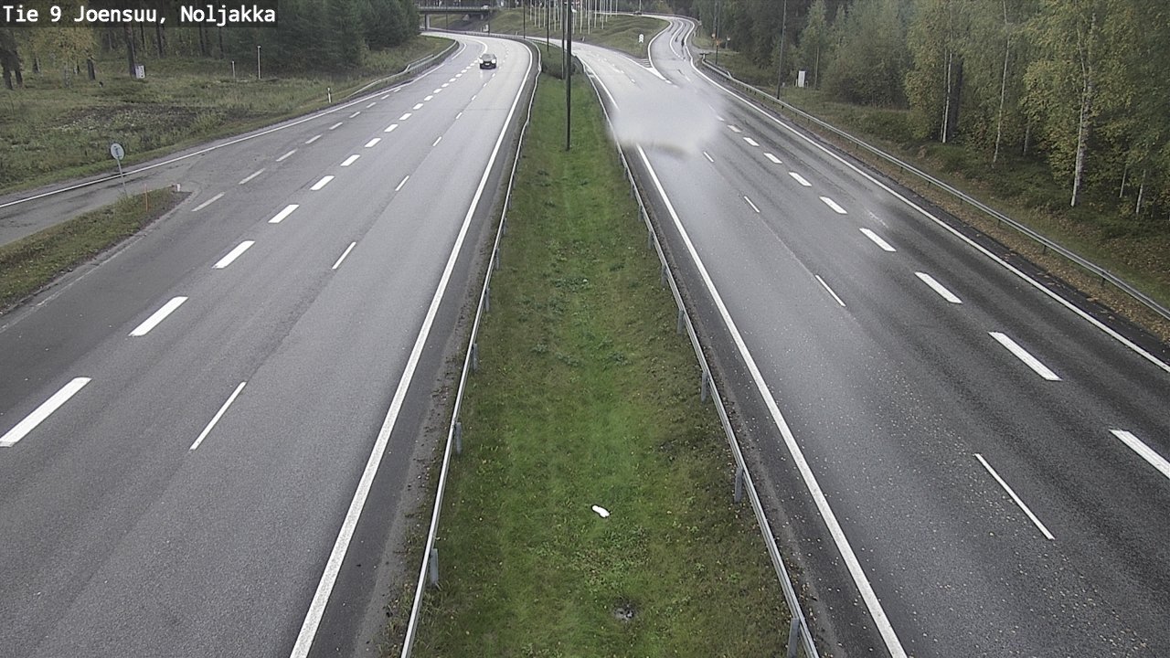 Weather Camera Image Road 9 Joensuu, Noljakka, Joensuu, Pohjois-Karjala