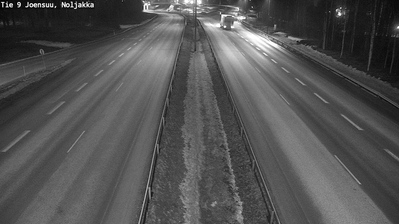 Weather Camera Image Väg 9 Joensuu, Noljakka, Joensuu, Pohjois-Karjala