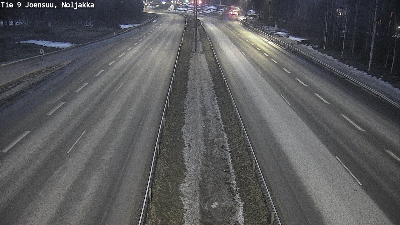 Weather Camera Image Väg 9 Joensuu, Noljakka, Joensuu, Pohjois-Karjala