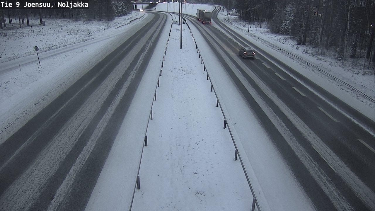 Weather Camera Image Road 9 Joensuu, Noljakka, Joensuu, Pohjois-Karjala