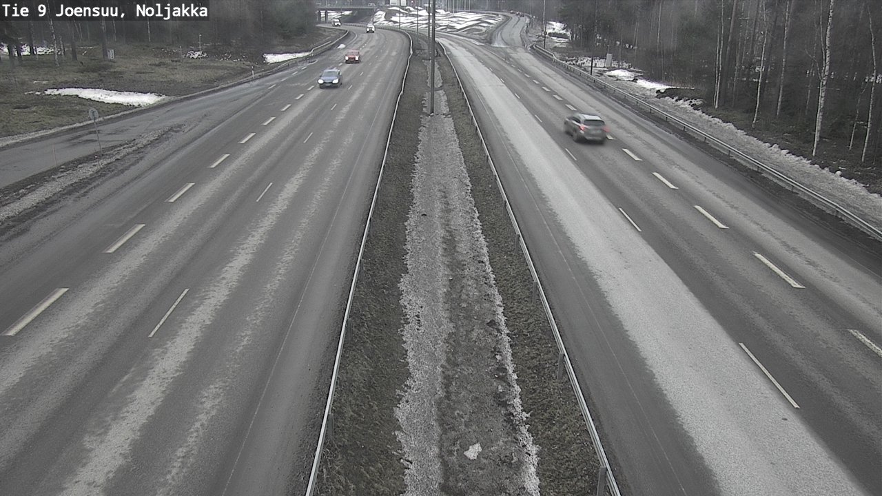 Weather Camera Image Road 9 Joensuu, Noljakka, Joensuu, Pohjois-Karjala