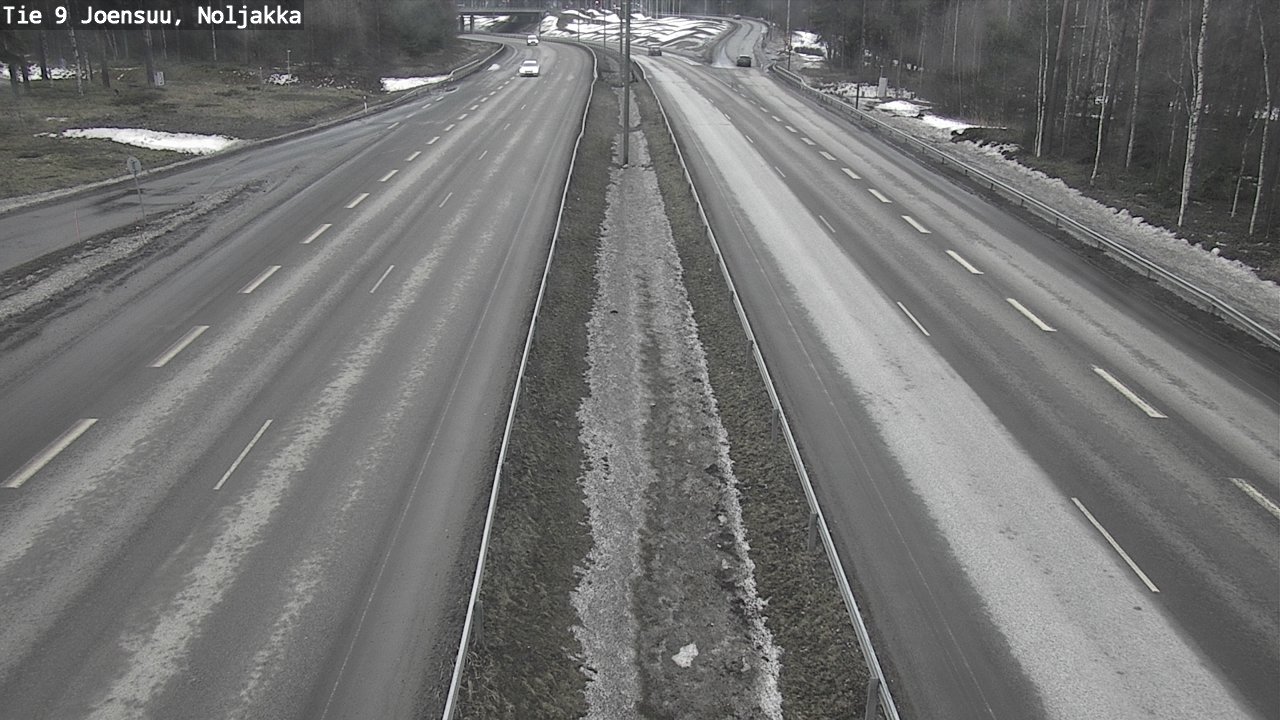 Weather Camera Image Road 9 Joensuu, Noljakka, Joensuu, Pohjois-Karjala