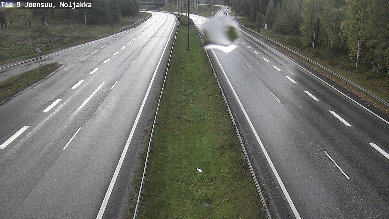 Weather Camera Image Road 9 Joensuu, Noljakka, Joensuu, Pohjois-Karjala