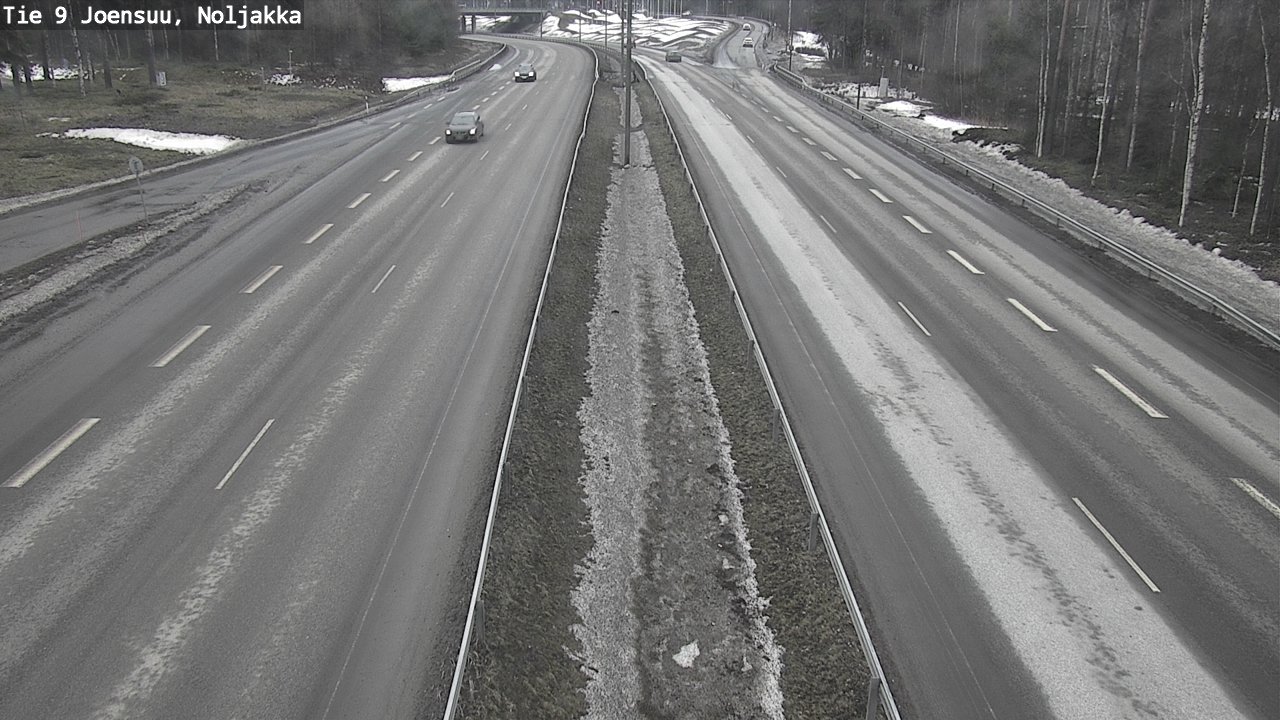 Weather Camera Image Road 9 Joensuu, Noljakka, Joensuu, Pohjois-Karjala