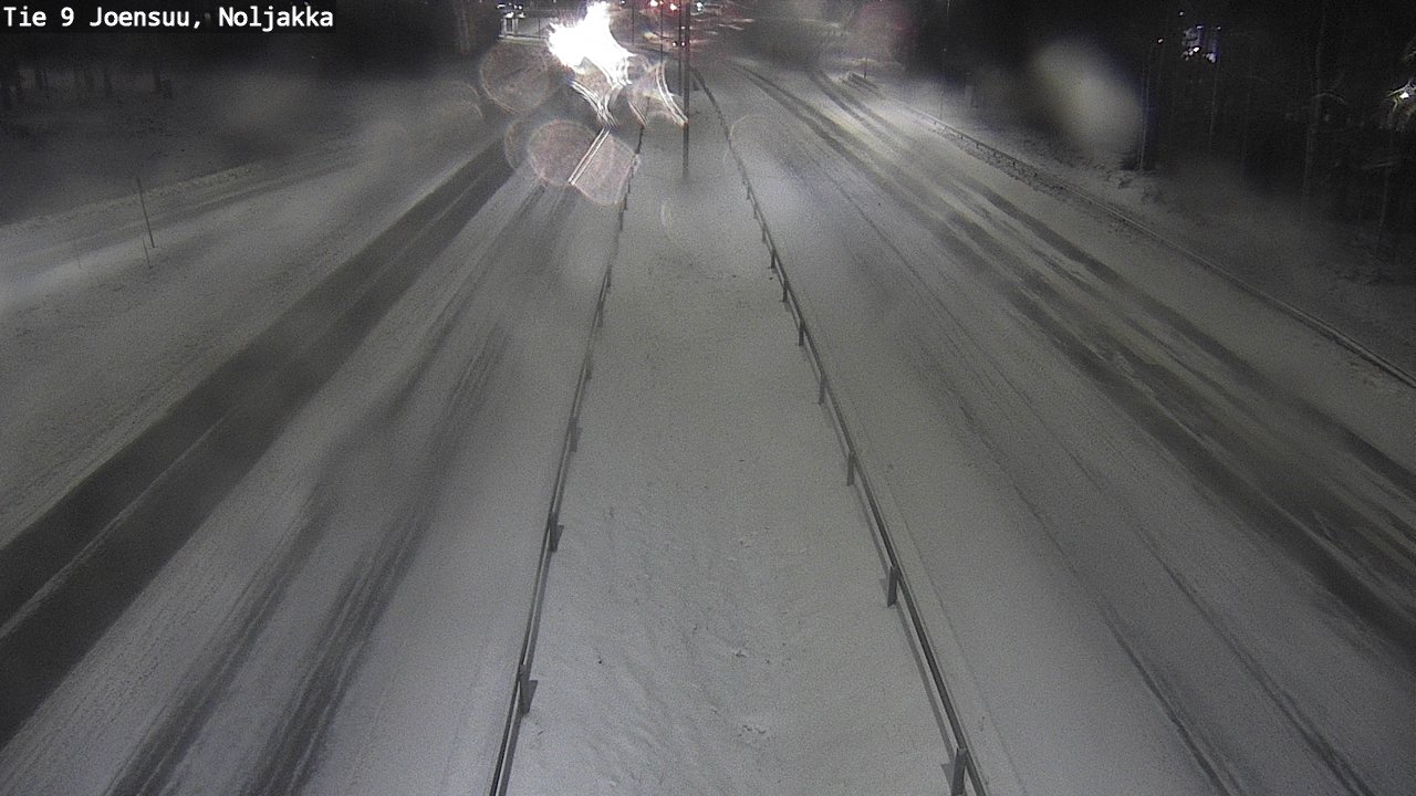 Weather Camera Image Road 9 Joensuu, Noljakka, Joensuu, Pohjois-Karjala