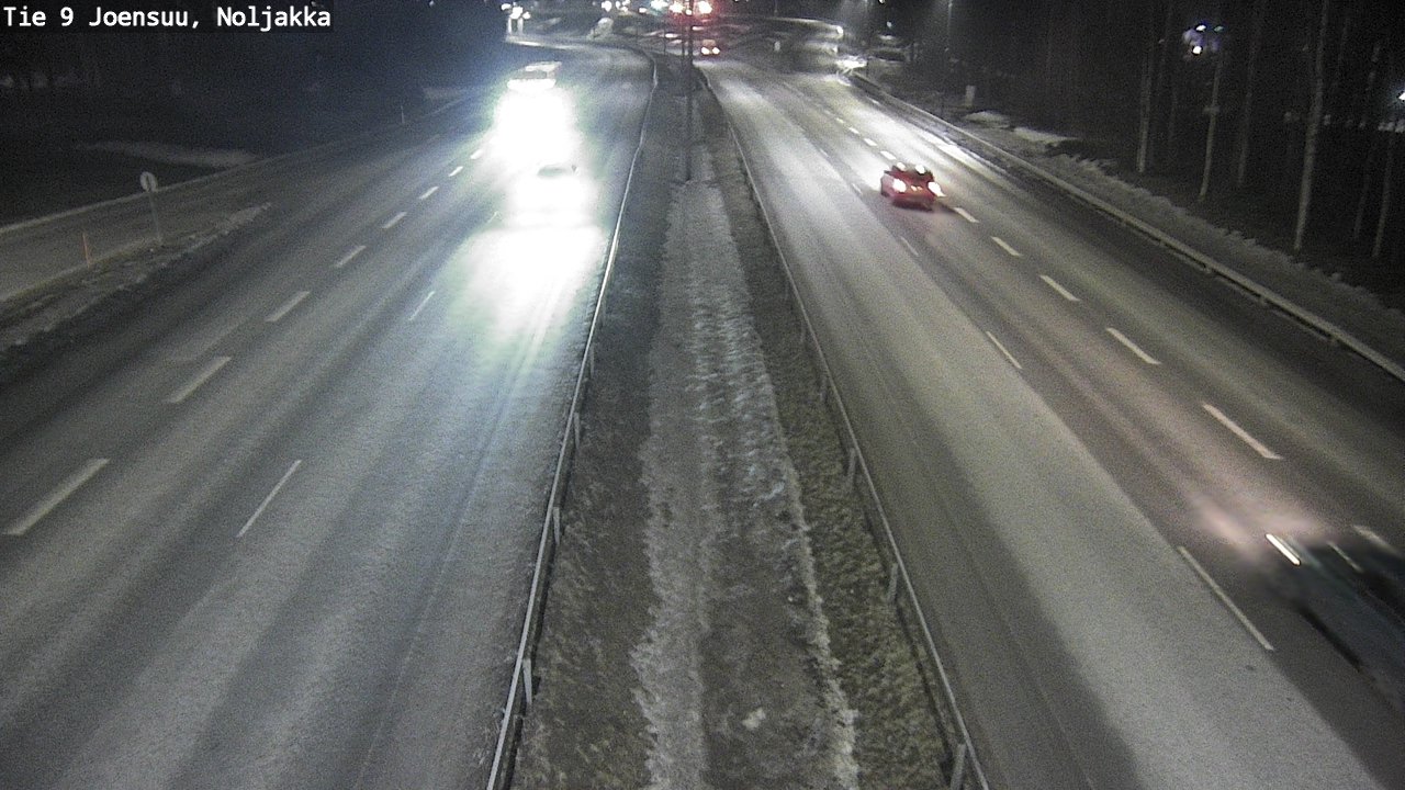 Weather Camera Image Väg 9 Joensuu, Noljakka, Joensuu, Pohjois-Karjala