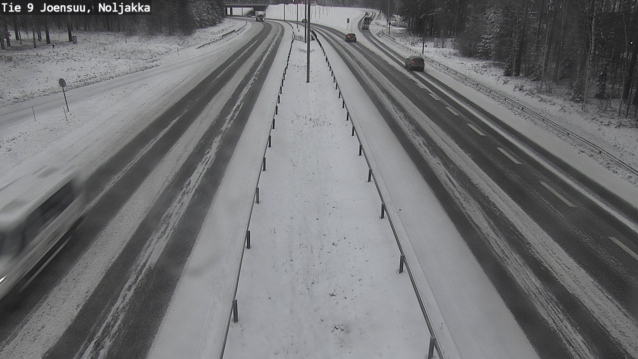 Weather Camera Image Road 9 Joensuu, Noljakka, Joensuu, Pohjois-Karjala