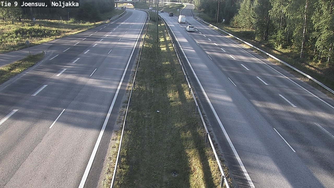 Weather Camera Image Road 9 Joensuu, Noljakka, Joensuu, Pohjois-Karjala