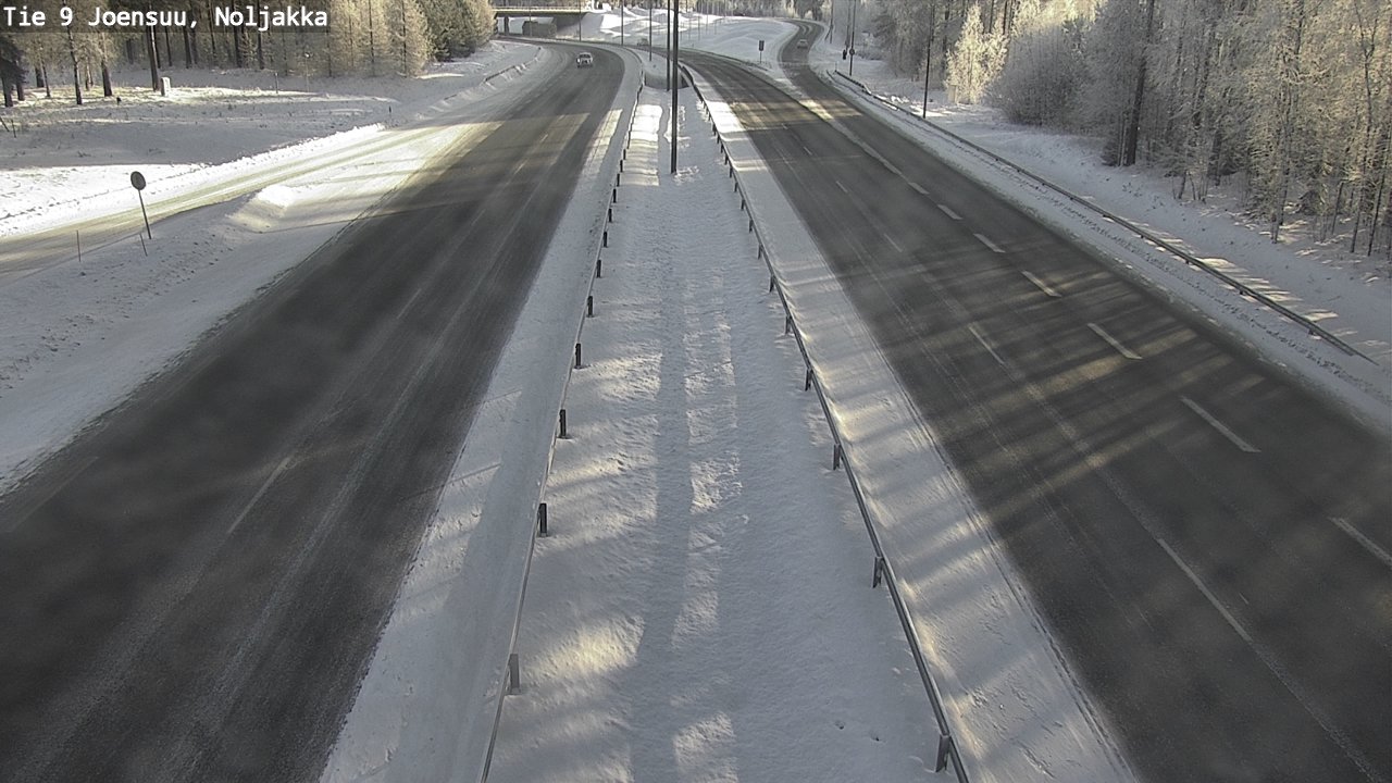 Weather Camera Image Road 9 Joensuu, Noljakka, Joensuu, Pohjois-Karjala